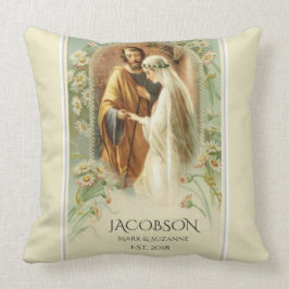 Kerst Maagd Maria St. Joseph bruiloft Kussen