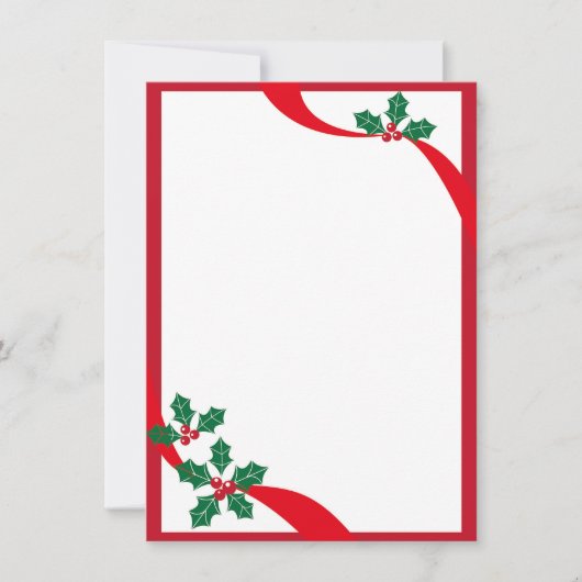 Kerst - Maak het je eigen Feestdagenkaart (Voorkant)