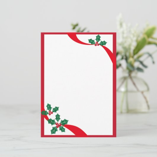 Kerst - Maak het je eigen Feestdagenkaart (Staand voorkant)