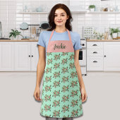 Kerst Macaron Kleuren Mistletoe Schort