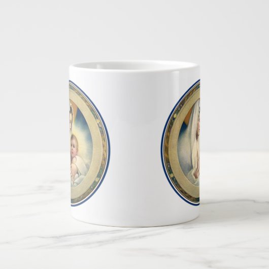  kerst, Madonna en kind Grote Koffiekop (Voorkant)