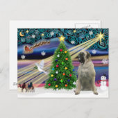Kerst Magic Bull Mastiff #11 Feestdagenkaart (Voorkant / Achterkant)