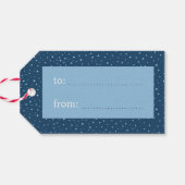 Kerst Magic  Red Steam Train Cadeaulabel (Achterkant Horizontaal)