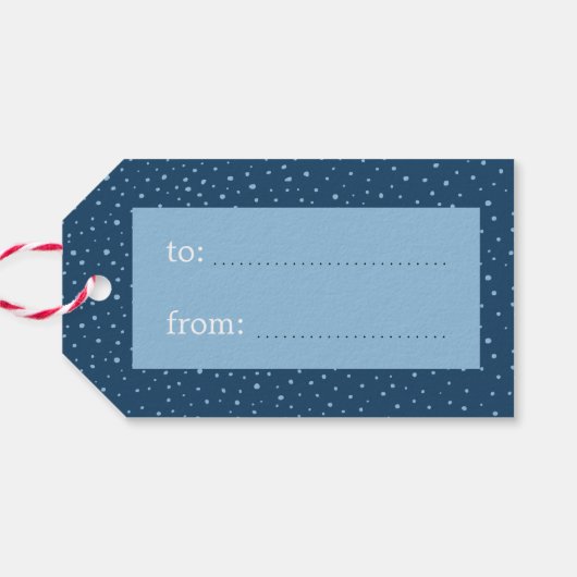 Kerst Magic  Red Steam Train Cadeaulabel (Achterkant Horizontaal)