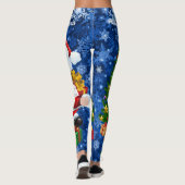 Kerst Magic Sinterklaasboom Elfen Fairy Schattige Leggings (Achterkant)