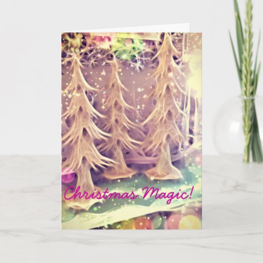 Kerst magie autisme liefdadigheidskaart feestdagen kaart (Voorkant)