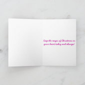 Kerst magie autisme liefdadigheidskaart feestdagen kaart (Binnen)