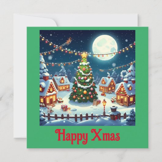 Kerst-magie in beeld kaart (Voorkant)