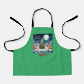 Kerst-magie in beeld schort (Voorkant)