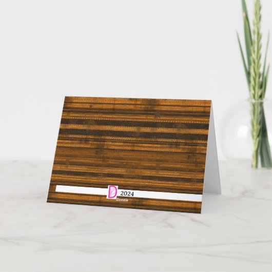 Kerst-magisch Bedankkaart (Achterkant)