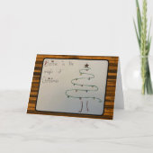 Kerst-magisch Bedankkaart (Voorkant)