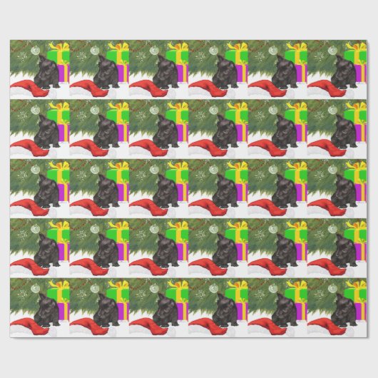 Kerst-magisch Cadeaupapier (Vlak)