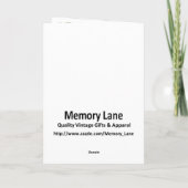 Kerst-magisch Feestdagen Kaart (Achterkant)