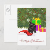 Kerst-magisch Feestdagenkaart (Voorkant / Achterkant)