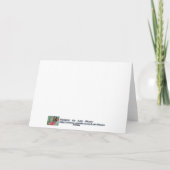 Kerst Magische Kardinaal In Sneeuw Kaart (Achterkant)