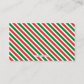 Kerst Magische rendieren voedsel Labels voor kinde (Achterkant)