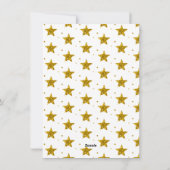 Kerst Magische Unicorn Glitter Feestdagenkaart (Achterkant)