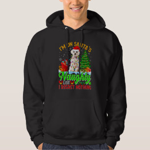 Kerst Maltese hond op de stoute lijst van Sinterkl Hoodie