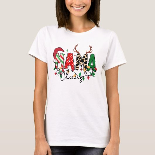 Kerst Mama Claus - Een Grappig Kerstcadeau T-shirt (Voorkant)