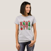 Kerst Mama - Vakantieperiode T-shirt (Voorkant volledig)