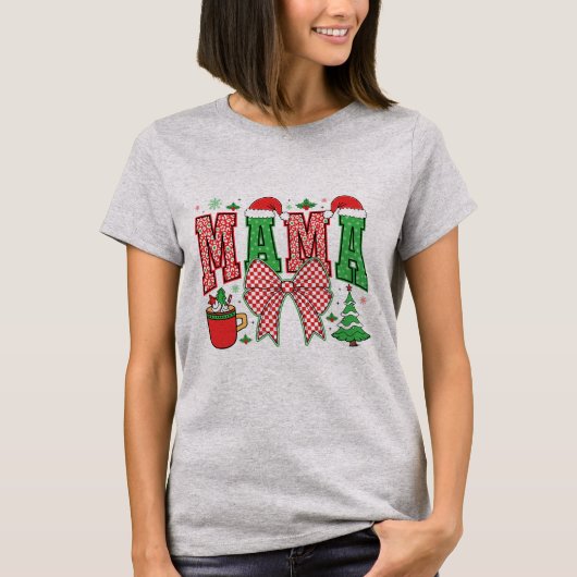 Kerst Mama - Vakantieperiode T-shirt (Voorkant)