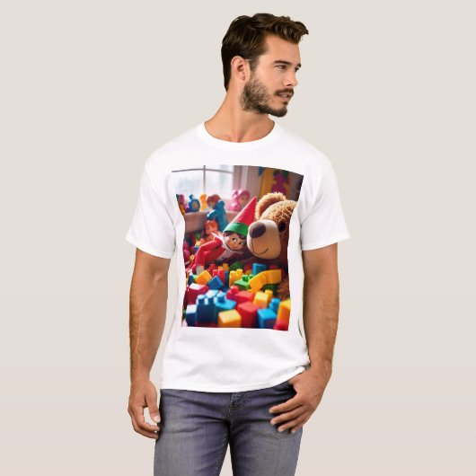 Kerst mannen t-shirts 2025 (Voorkant volledig)
