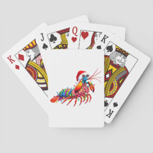 Kerst Mantisgarnaal Odontodactylus Kleurrijk Pokerkaarten