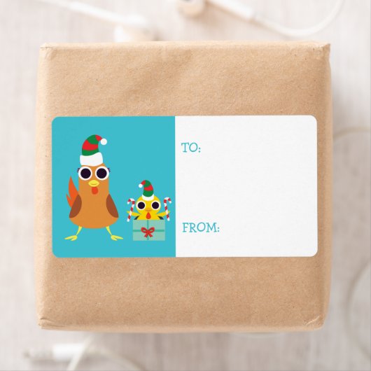 Kerst Maria & Bandit de Kippen Etiket (Insitu)