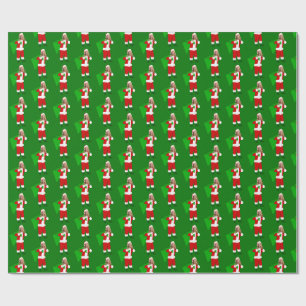 kerst Marjorie Taylor Greene kerstman Cadeaupapier