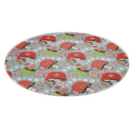 Kerst Marshmallow Snowman Hot Cocoa Snijplank