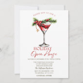Kerst Martini Kerst Open Huis Kaart (Voorkant)