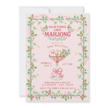 Kerst Martinis en Mahjong Feest