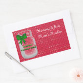 Kerst Mason Jar Labels (Envelop)
