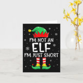 Kerst matchen familie Ik ben geen elf in gewoon zo Kaart (Gele Bloem)