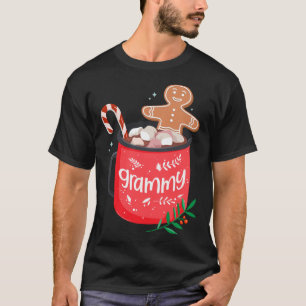 Kerst Matching Familie Cacao Mok met Snoep Can T-shirt
