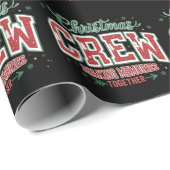 Kerst Matching Family Crew maakt herinneringen Cadeaupapier (Rol Hoek)