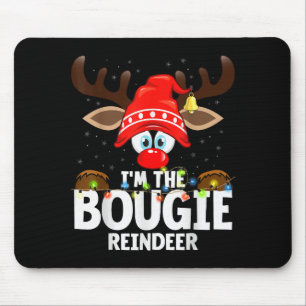 Kerst Matching Ik Ben De Bougie Rendier  Muismat