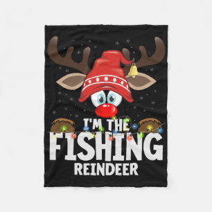 Kerst Matching Ik Ben De Vissende Rendier Fleece Deken