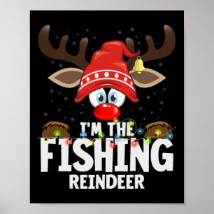 Kerst Matching Ik Ben De Vissende Rendier Poster