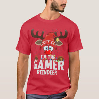 Kerst Matching Imhe Gamer Rein meisje T-shirt