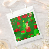 Kerst Meerkat Kerstman Grappige mangoest Bedankzakje (Geknipt)