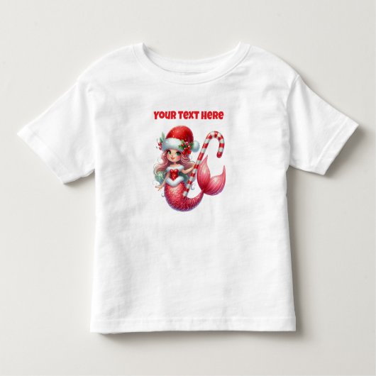 Kerst Meermin Peuter T-Shirt (Voorkant)