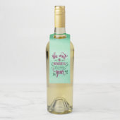 Kerst Meest Wonderful Wine Hanger Labels (Op fles)