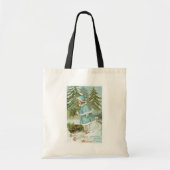 Kerst, meisje tote bag (Voorkant)