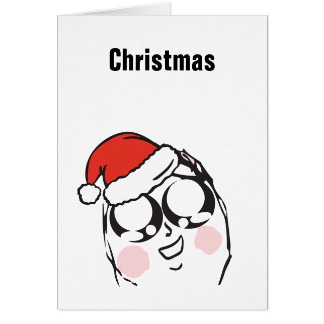 Kerst Meme Troll Le Me Anime Aangepast BEWERKBAAR (Voorkant)