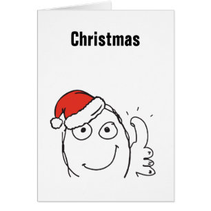 Kerst Meme Troll Le Me DuimOmhoog Aanpasbaar BEWER