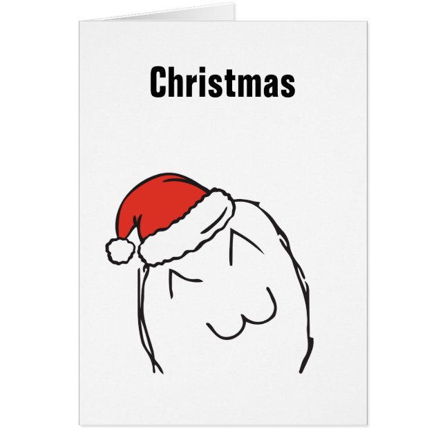 Kerst Memes Troll Le Me Naïeve Aangepaste BEWERKBA (Voorkant)