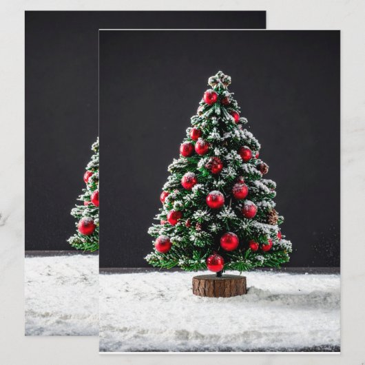 kerst menu (Voorkant / Achterkant)