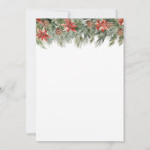 Kerst Merry Little Bruiloft Feest Kaart (Achterkant)