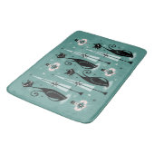 Kerst met atoomkerst in de middeleeuwen ©studioxin badmat (Gekanteld)